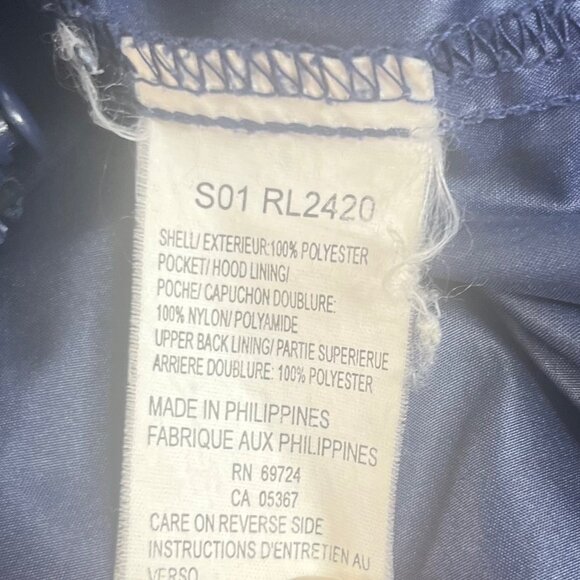 Columbia Womens Windbreaker Jacket Blue Lightweight Size Large - Picture 11 of 12